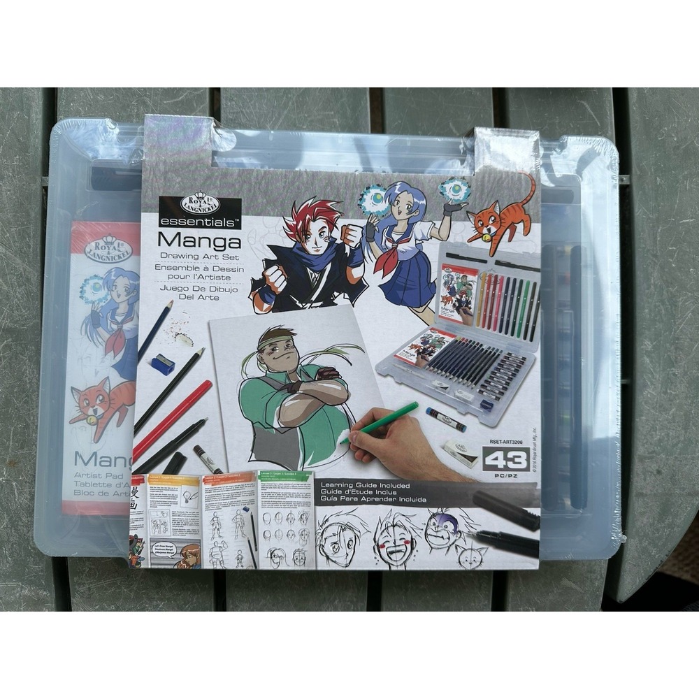 Royal Langnickel MANGA Drawing Art Set | 43 PC | Learning Guide Included Manga